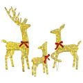 Elnių Šeima 3 pcs Šilta balta 68 x 26 x 127 cm audinys