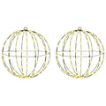 Dovana su 192 LED 2 pcs Šilta balta 43.5 cm metalas