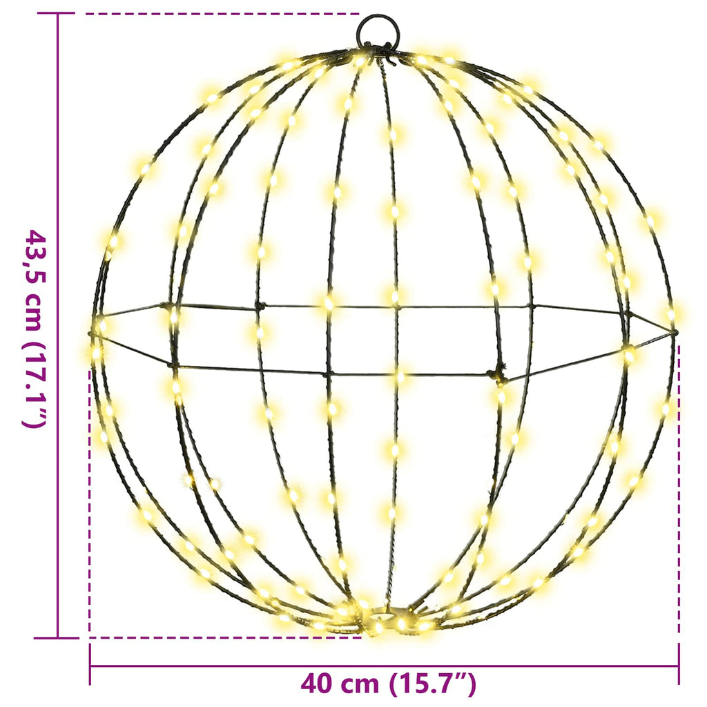 Dovana su 192 LED 2 pcs Šilta balta 43.5 cm metalas