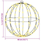 Dovana su 192 LED 2 pcs Šilta balta 43.5 cm metalas