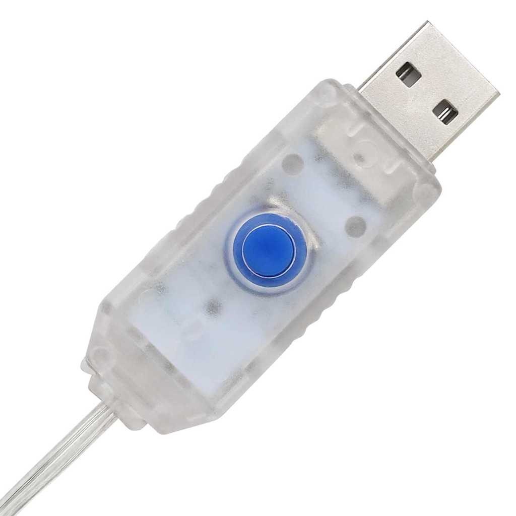 LED elniai su 40 LED 2 pcs Šilta balta PET