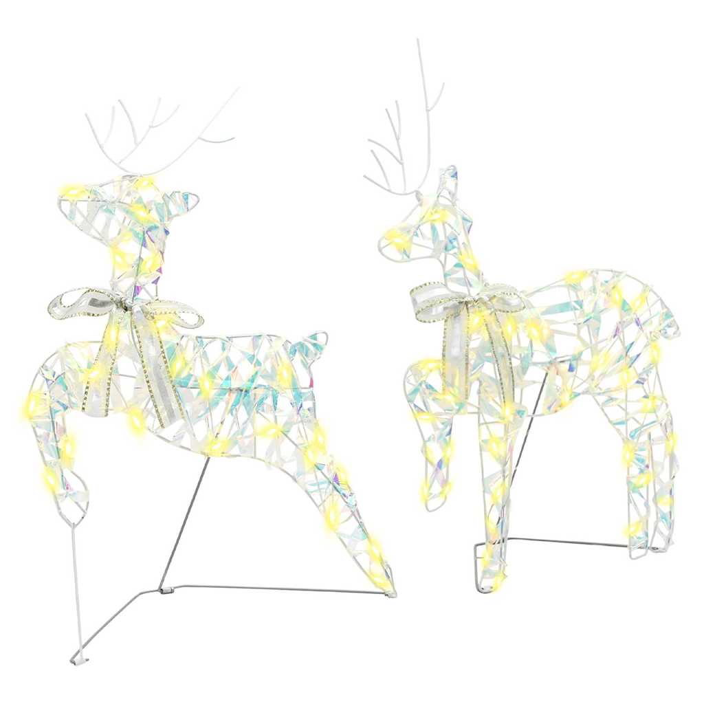 LED elniai su 60 LED 3 pcs Šilta balta PET