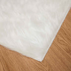 Dirbtinio avikailio kilimas Tafalla Balta 60 x 110 cm