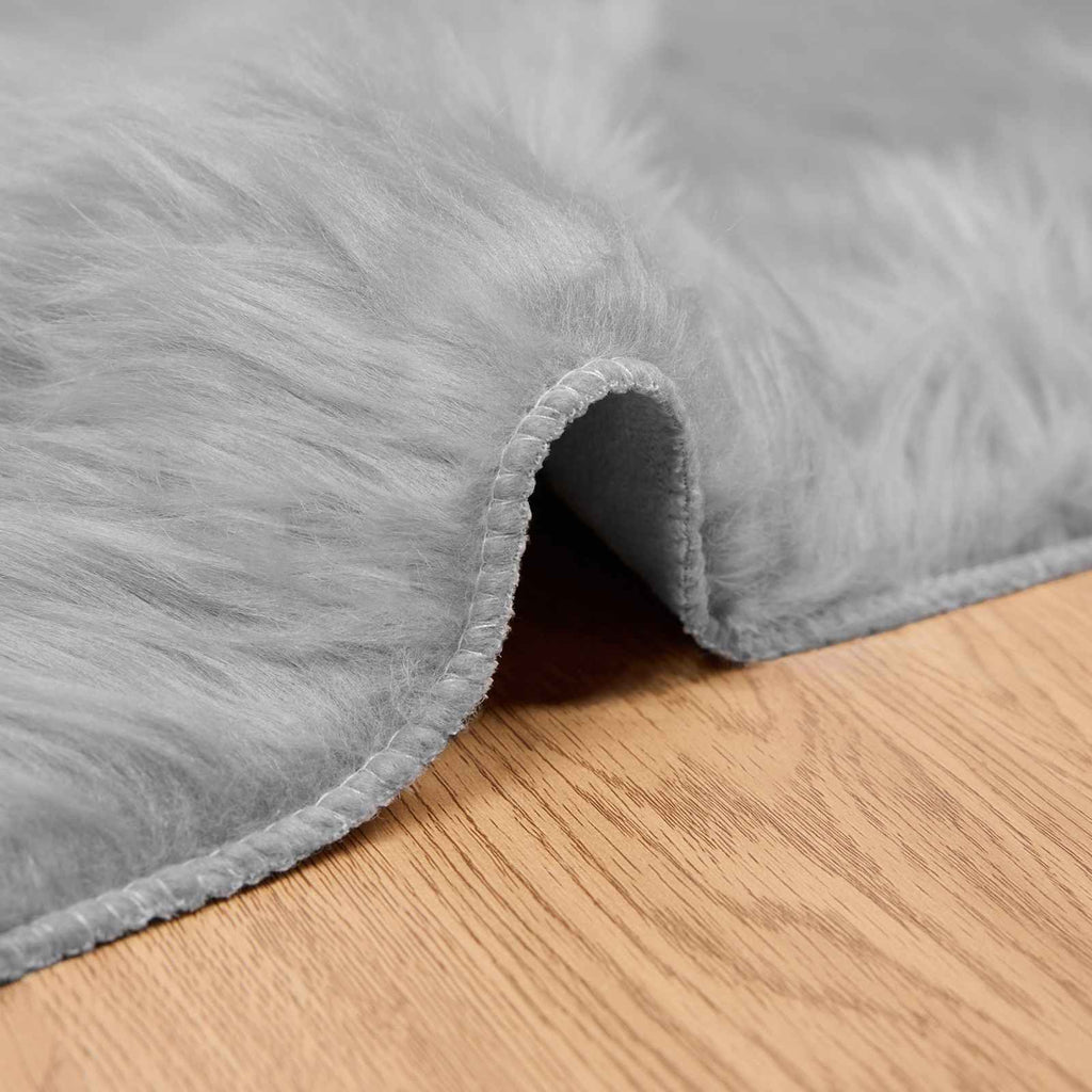 Dirbtinio avikailio kilimas Tafalla Pilka 80 x 200 cm