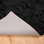 Dirbtinio avikailio kilimas Tafalla Juoda 100 x 200 cm