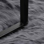 Dirbtinio avikailio kilimas Tafalla Antracitas Ø 120 cm