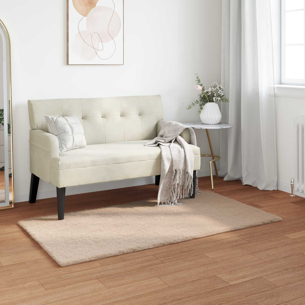 Dirbtinio triušio kailio kilimas Olite Taupe 60 x 110 cm