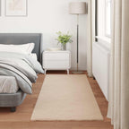 Dirbtinio triušio kailio kilimas Olite Taupe 80 x 200 cm