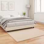 Dirbtinio triušio kailio kilimas Olite Taupe 120 x 120 cm