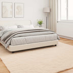 Dirbtinio triušio kailio kilimas Olite Taupe 200 x 200 cm
