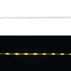 Virvės Šviesa su 1200 LED Šilta balta 50 m PVC