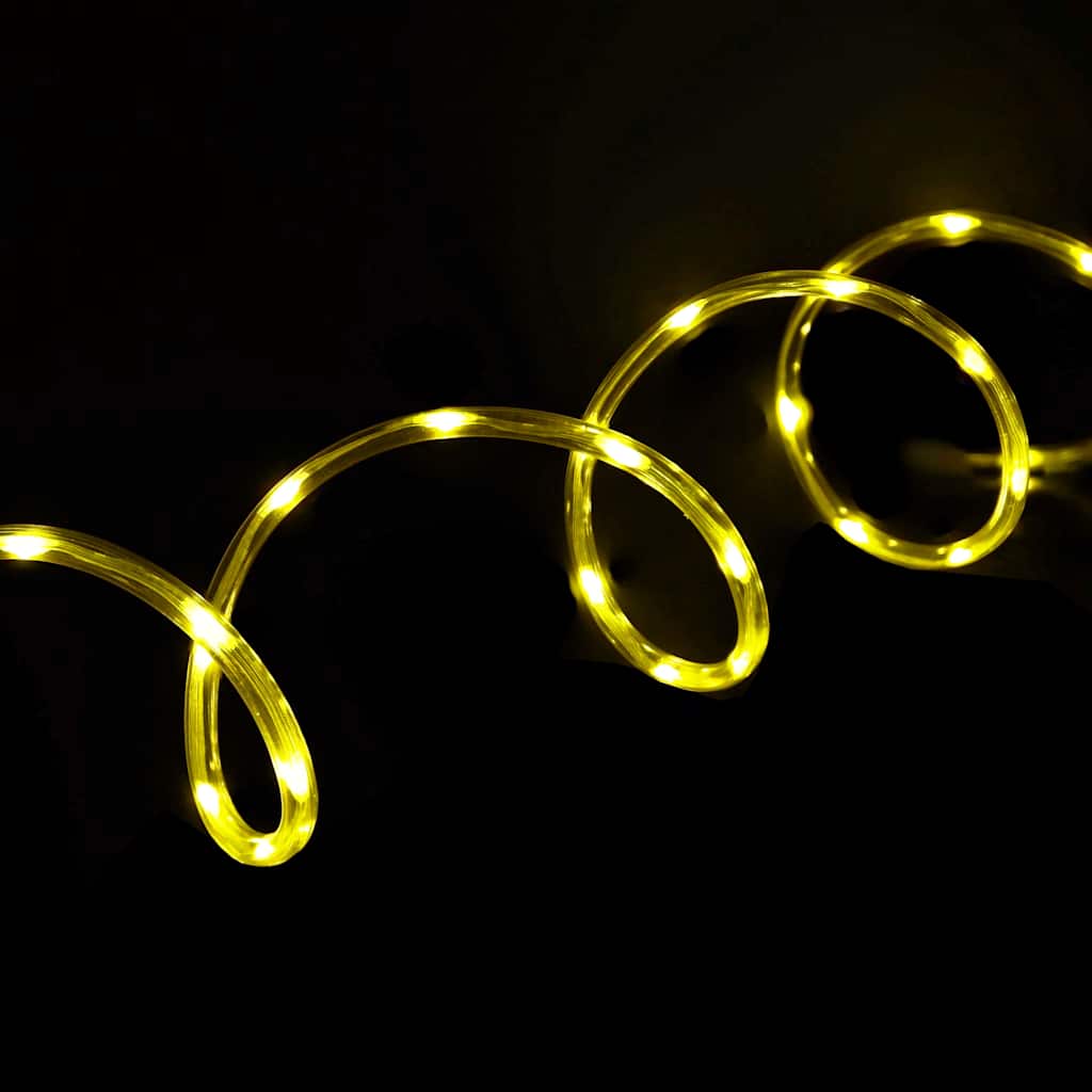Virvės Šviesa su 1200 LED Šilta balta 50 m PVC