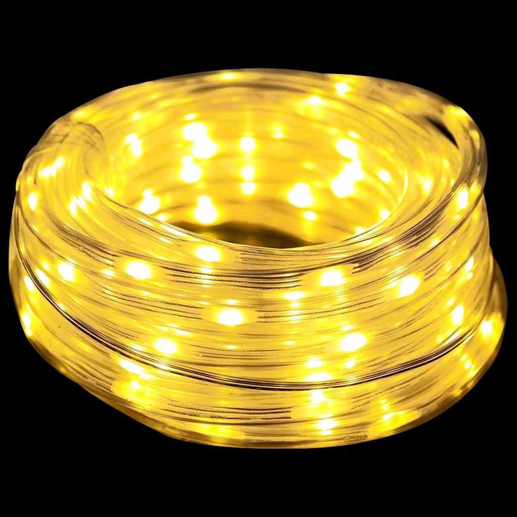 Virvės Šviesa su 1200 LED Šilta balta 50 m PVC