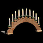 Kalėdų žvakių arkos su 10 LED žvakių Ruda 47 x 5 x 29 cm