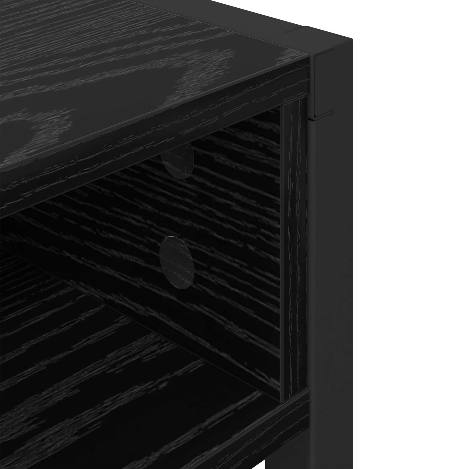 Stalas Juodas ąžuolas 100 x 50 x 75 cm Apdirbta mediena