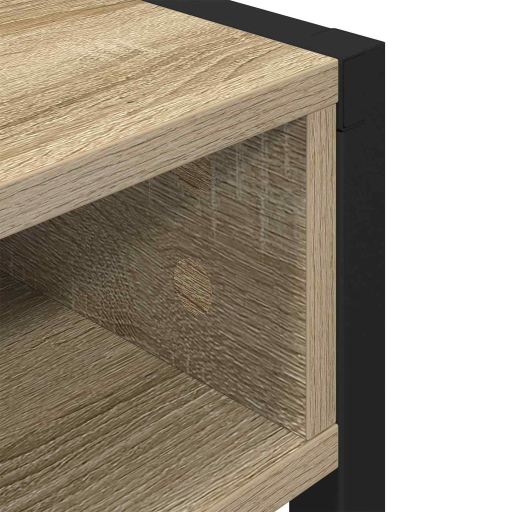 Stalas su saugykla Sonoma 100 x 50 x 75 cm Apdirbta mediena
