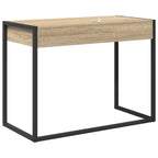 Stalas su saugykla Sonoma 100 x 50 x 75 cm Apdirbta mediena