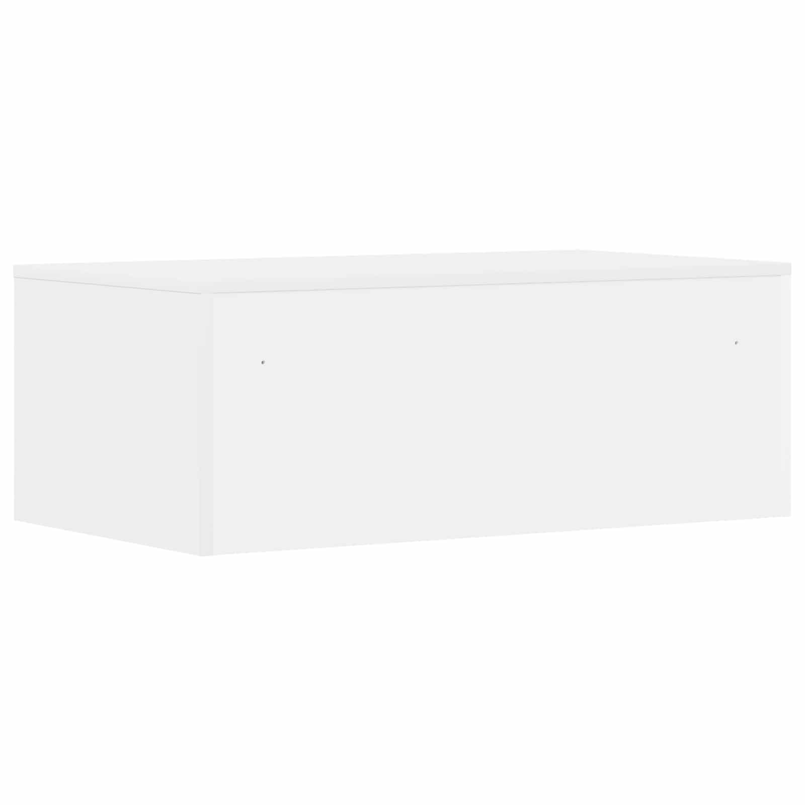 Prie sienos tvirtinamas rašomasis stalas Balta 80 x 45 x 30 cm