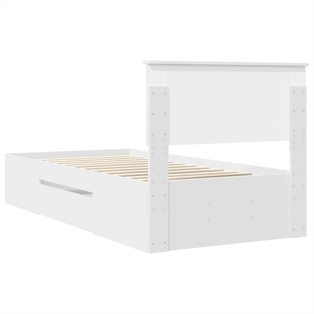 Lovos rėmas su galvūgalio 90 x 200 cm Apdirbta mediena