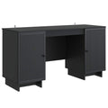 Stalas Juoda Apdirbta mediena 142,5 x 50 x 75 cm
