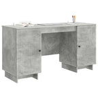 Stalas Betono pilka Apdirbta mediena 142,5 x 50 x 75 cm