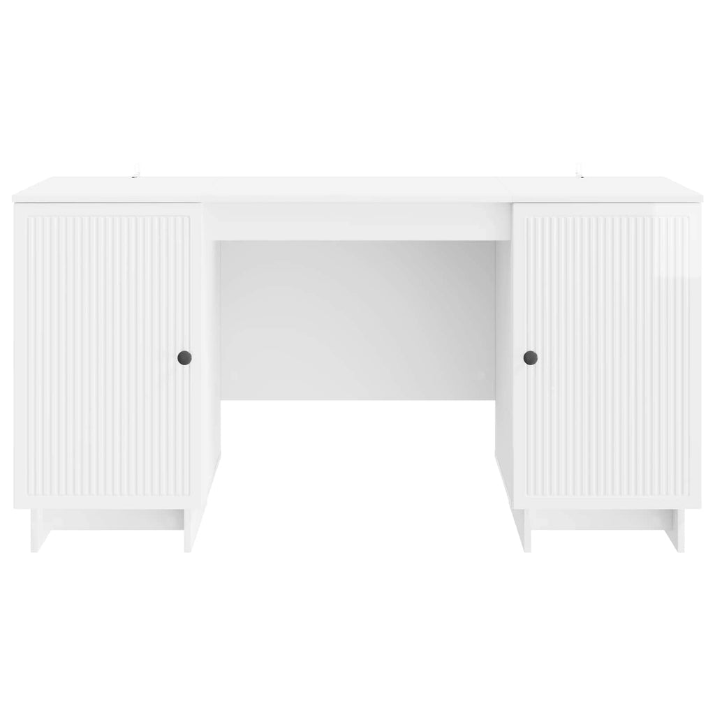 Stalas Itin blizgi balta Apdirbta mediena 142,5 x 50 x 75 cm