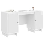 Stalas Itin blizgi balta Apdirbta mediena 142,5 x 50 x 75 cm