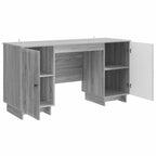 Stalas Pilka Sonoma Apdirbta mediena 142,5 x 50 x 75 cm