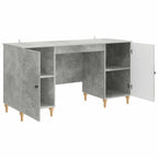 Stalas Betono pilka 142,5 x 50 x 75 cm Apdirbta mediena