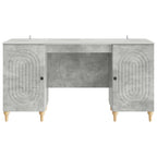 Stalas Betono pilka 142,5 x 50 x 75 cm Apdirbta mediena