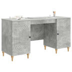 Stalas Betono pilka 142,5 x 50 x 75 cm Apdirbta mediena