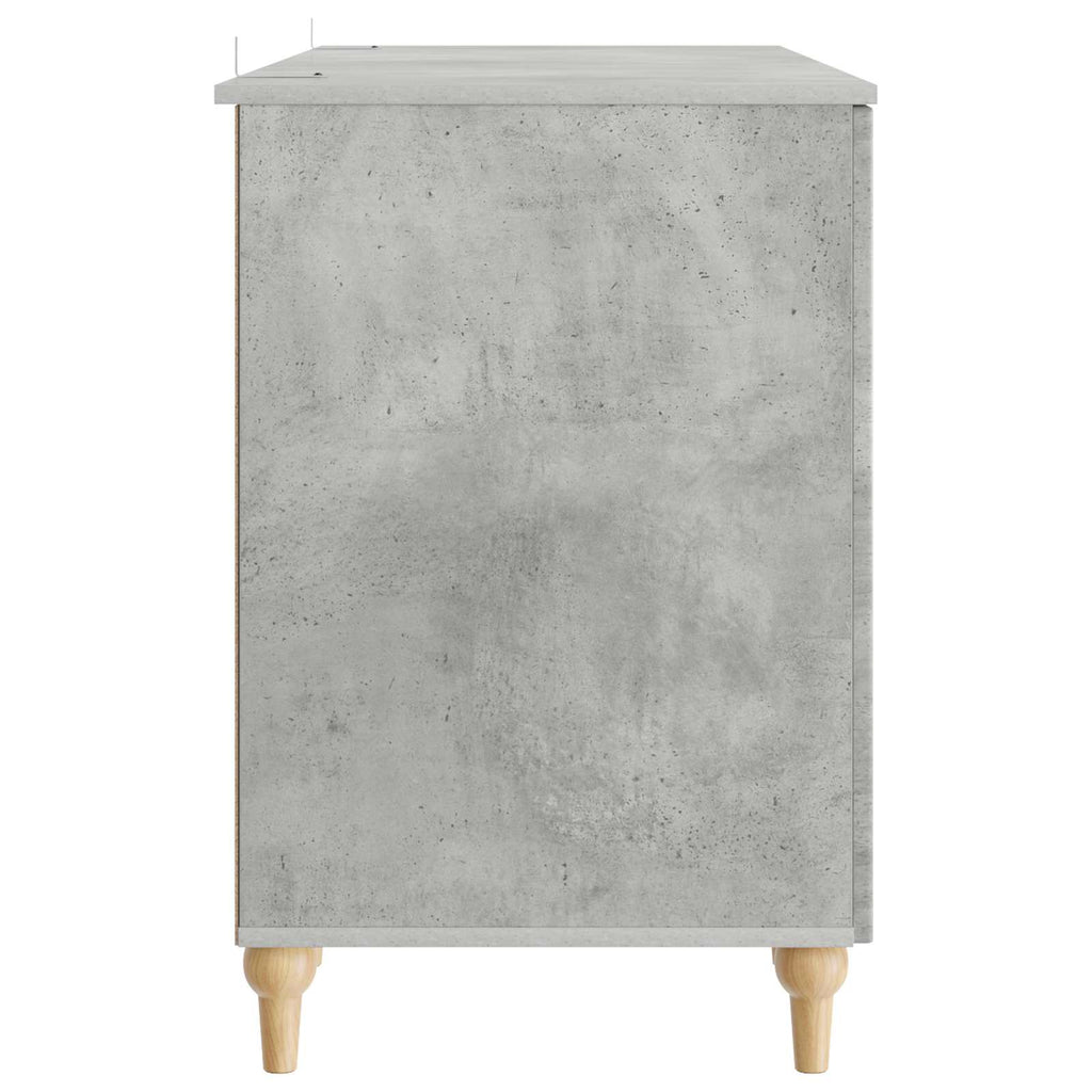 Stalas Betono pilka 142,5 x 50 x 75 cm Apdirbta mediena