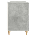 Stalas Betono pilka 142,5 x 50 x 75 cm Apdirbta mediena