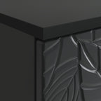Stalas Juoda Apdirbta mediena 142,5 x 50 x 75 cm
