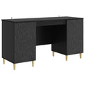 Stalas Juoda Apdirbta mediena 142,5 x 50 x 75 cm