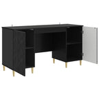Stalas Juoda Apdirbta mediena 142,5 x 50 x 75 cm