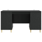 Stalas Juoda Apdirbta mediena 142,5 x 50 x 75 cm