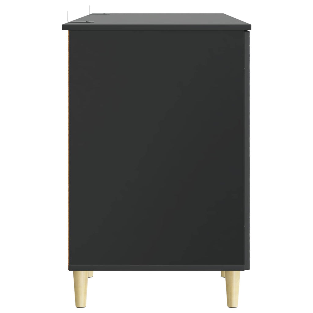 Stalas Juoda Apdirbta mediena 142,5 x 50 x 75 cm
