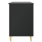 Stalas Juoda Apdirbta mediena 142,5 x 50 x 75 cm