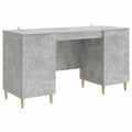 Stalas Betono pilka Apdirbta mediena 142,5 x 50 x 75 cm