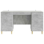 Stalas Betono pilka Apdirbta mediena 142,5 x 50 x 75 cm