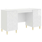 Stalas Itin blizgi balta Apdirbta mediena 142,5 x 50 x 75 cm