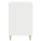 Stalas Itin blizgi balta Apdirbta mediena 142,5 x 50 x 75 cm
