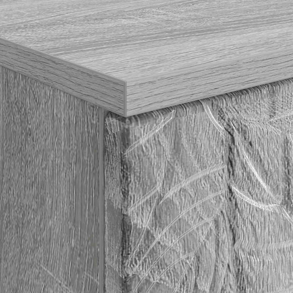 Stalas Pilka Sonoma Apdirbta mediena 142,5 x 50 x 75 cm