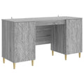 Stalas Pilka Sonoma Apdirbta mediena 142,5 x 50 x 75 cm