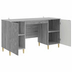 Stalas Pilka Sonoma Apdirbta mediena 142,5 x 50 x 75 cm