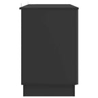 Stalas su lentyna Juoda 142,5 x 50 x 75 cm Apdirbta mediena