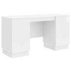 Stalas Itin blizgi balta 142,5 x 50 x 75 cm Apdirbta mediena