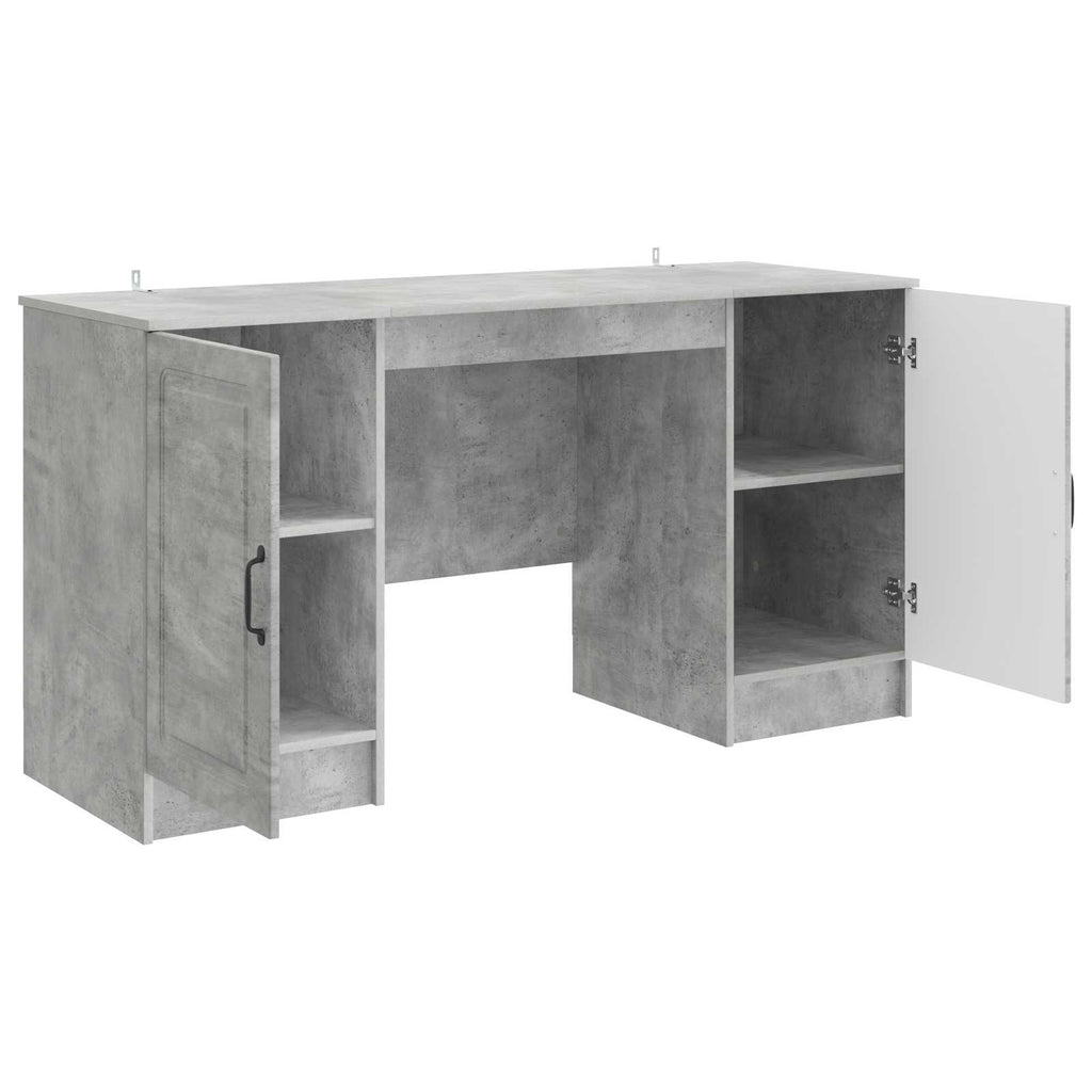 Stalas Betono pilka 142,5 x 50 x 75 cm Apdirbta mediena