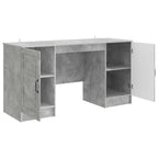 Stalas Betono pilka 142,5 x 50 x 75 cm Apdirbta mediena